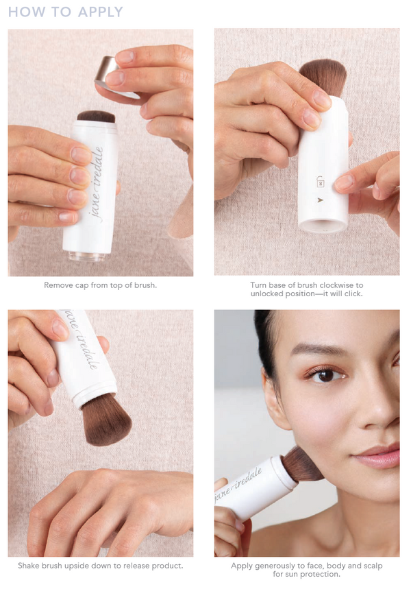 Powder-Me SPF 30 Dry Sunscreen Refillable Brush - Totally Refreshed Steam and Spa