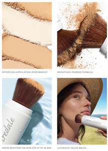 Powder-Me SPF 30 Dry Sunscreen Refillable Brush - Totally Refreshed Steam and Spa