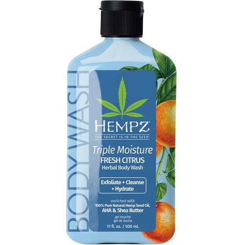Hempz Triple Moisture Fresh Citrus Body Wash 17oz