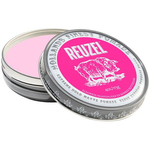 Reuzel Heavy Hold Grease 4oz- Pink Can