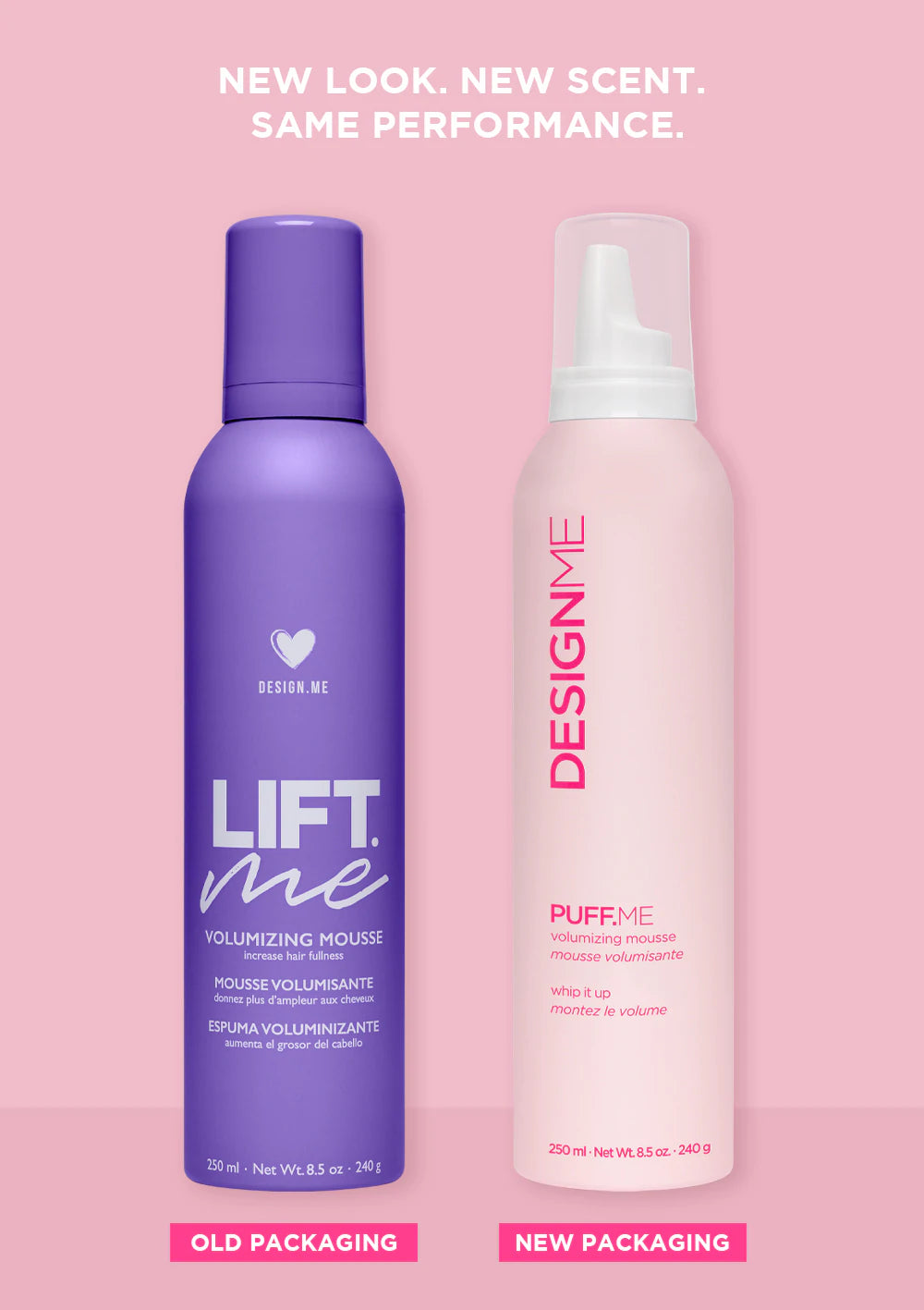 Design.Me Puff.Me Volumizing Mousse - 8.5 oz (New Packaging)