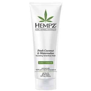 Hempz Fresh Coconut & Watermelon Body Wash 8.5oz - Totally Refreshed Steam and Spa