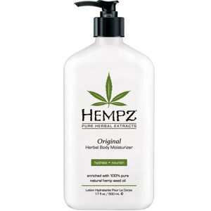 Hempz Original Herbal Body Moisturizer - Totally Refreshed Steam and Spa