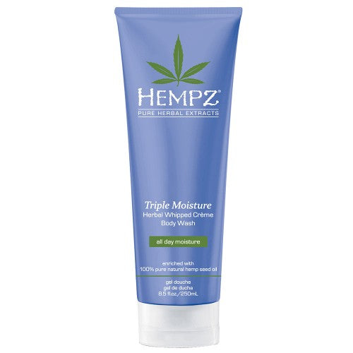 Hempz Triple Moisture Whipped Creme Body Wash 8.5oz - Totally Refreshed Steam and Spa