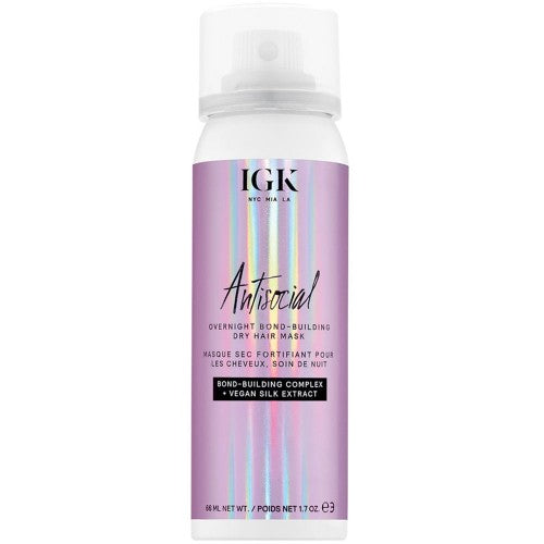 IGK Antisocial Overnight Dry Hair Mask - Totally Refreshed Steam and Spa