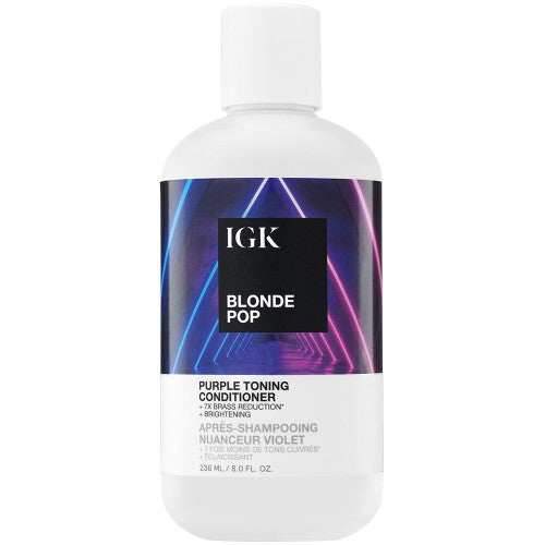 IGK Blonde Pop Purple Toning Conditioner - Totally Refreshed Steam and Spa