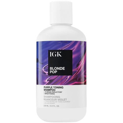 IGK Blonde Pop Purple Toning Shampoo - Totally Refreshed Steam and Spa