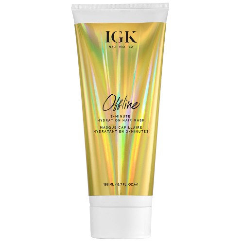 IGK Offline 3-Minute Hydration Hair Mask 6.7oz - Totally Refreshed Steam and Spa