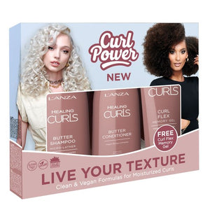 Lanza Healing Curls Curl Power 3pk - Totally Refreshed Steam and Spa