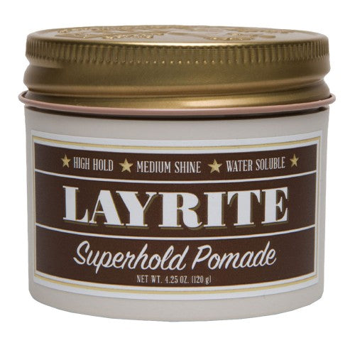 Layrite Superhold Pomade 4.3oz - Totally Refreshed Steam and Spa