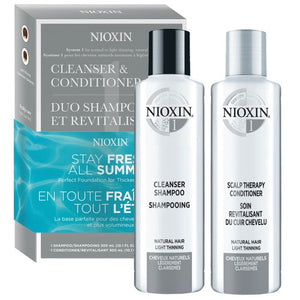 Nioxin System 1 Retail Duo - Totally Refreshed Steam and Spa