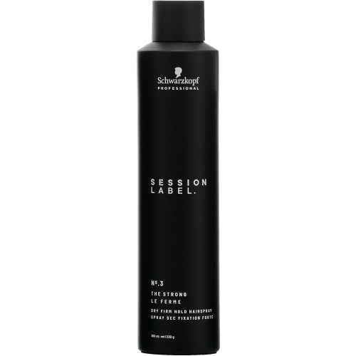 Schwarzkopf Session Label The Strong Dry Firm Hold Hairspray 8oz