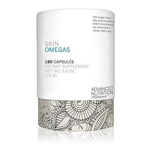 Skin Omegas+ 180 Capsules - Advanced Nutrition - Totally Refreshed Steam and Spa