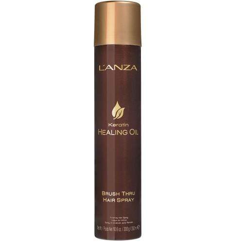 Lanza Keratin Healing Oil Brush Thru Hairspray 10.6oz - Totally Refreshed Steam and Spa